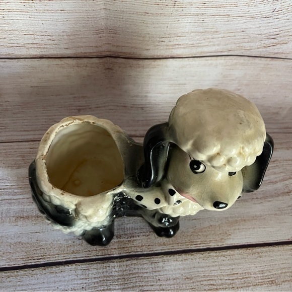 Vintage 50s 60s poodle dog planter decor - Picture 8 of 8